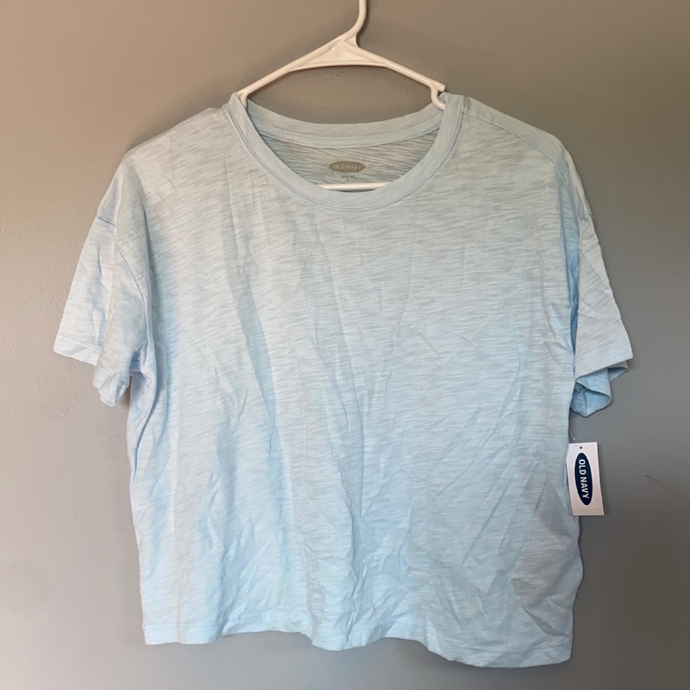 old navy cropped shirt